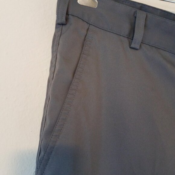 Nike Golf Pants Mens 32x34 Classic Fit Gray Flat Front Dri-Fit Tech 472532-021 - Picture 5 of 11